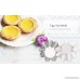 Egg Tart Mold 6pcs Stainless Steel Cupcake Cake Cookie Mold Baking Cups Chocolate Molds Baking Tool - B07CL3D298